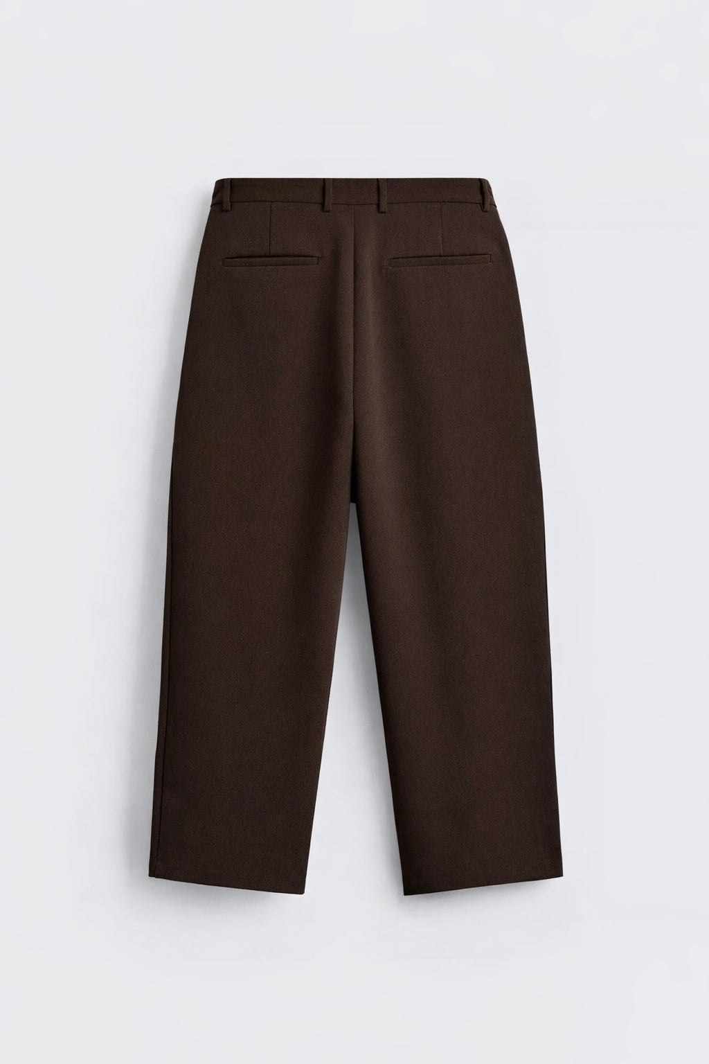Snazzy smart wide leg pants in brown