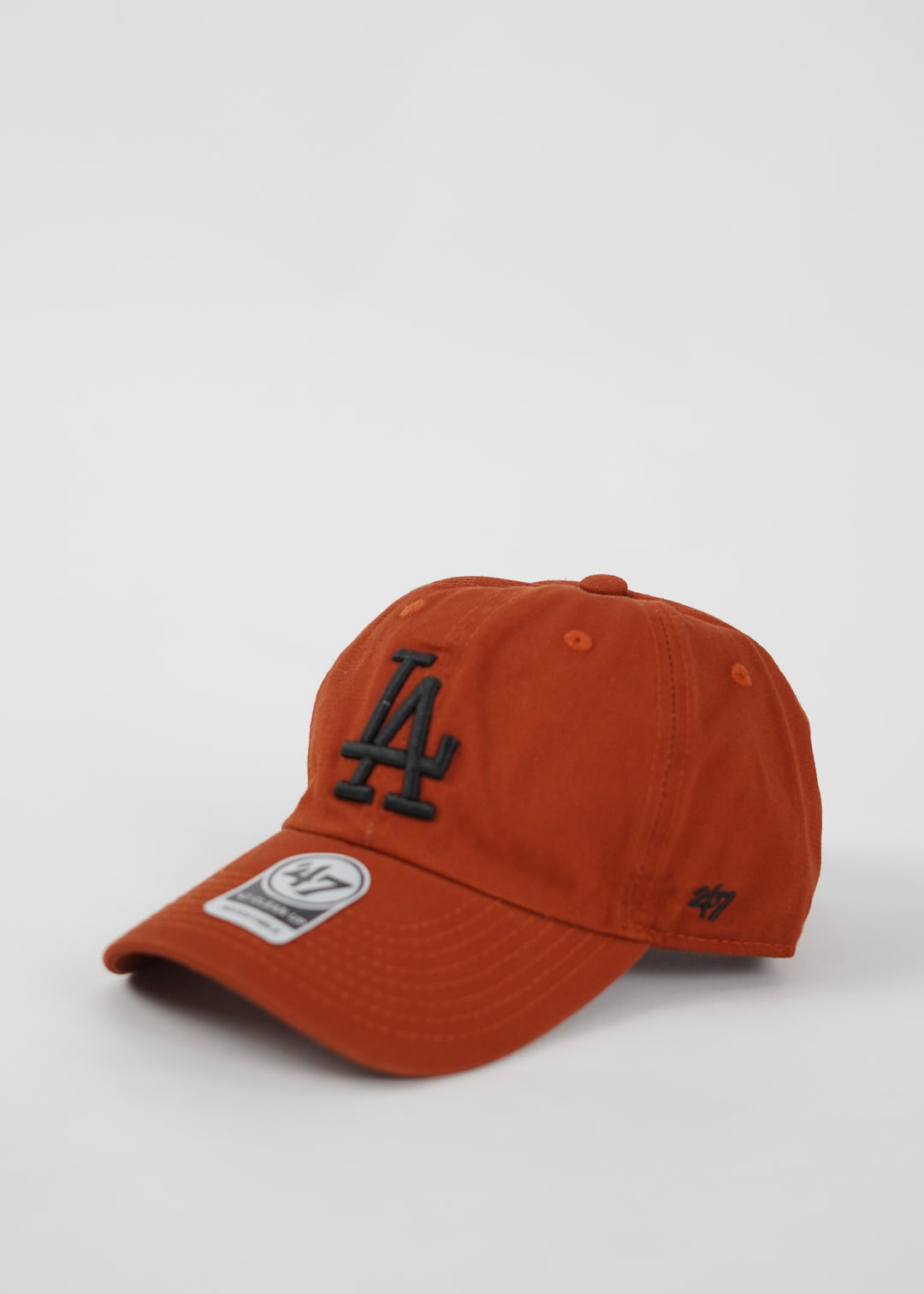 LA Baseball Adjustable Cap in Burnt Orange