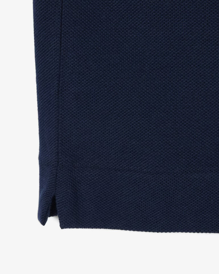 Lacoste Tipped Short Sleeve Polo Shirt in Navy
