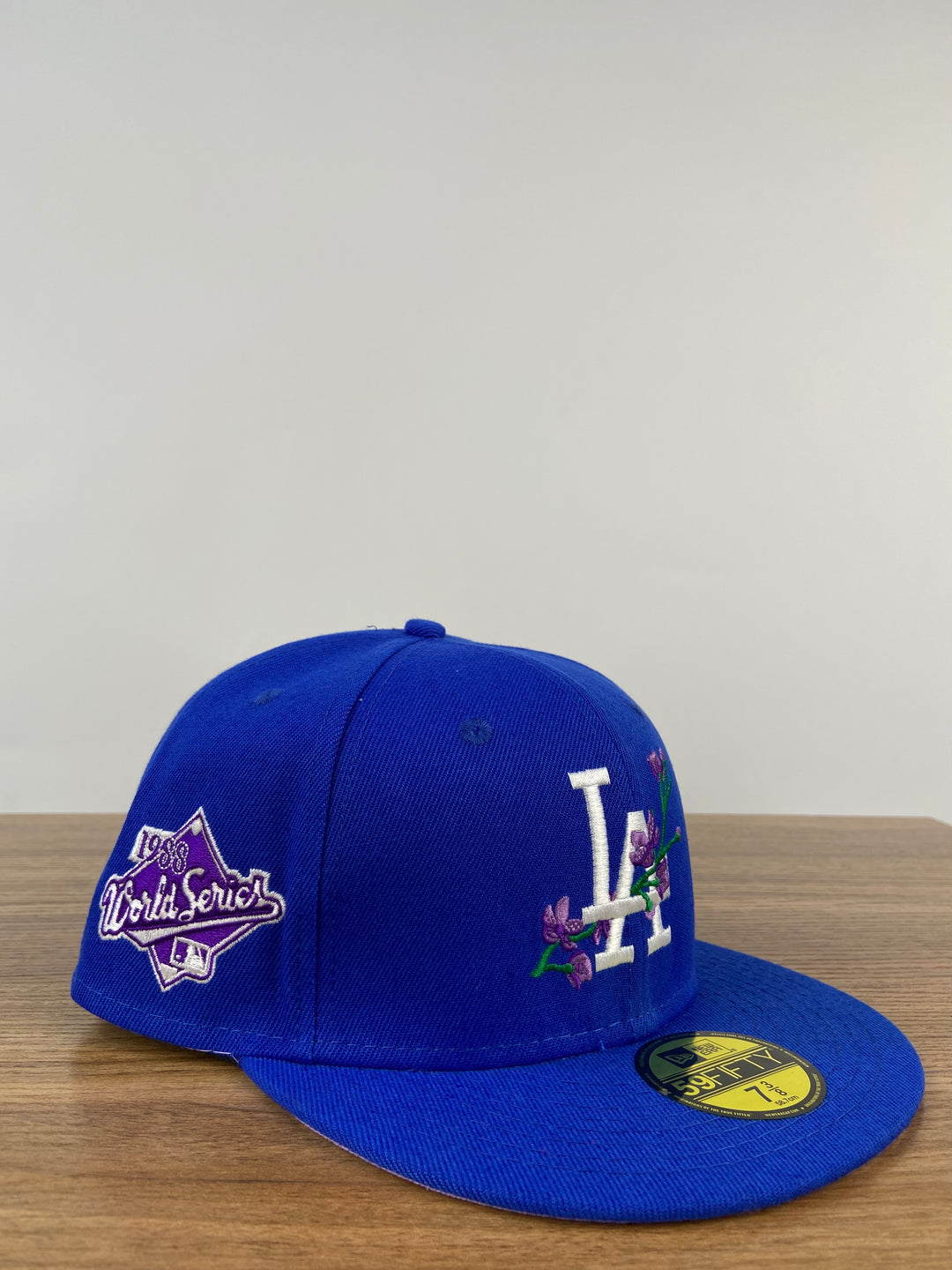 Los Angeles Dodgers Rings & Flowers Fitted Snapback in royal blue