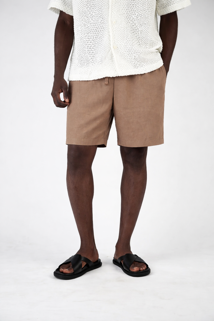 Garm Island Linen Hemp Short in Brown