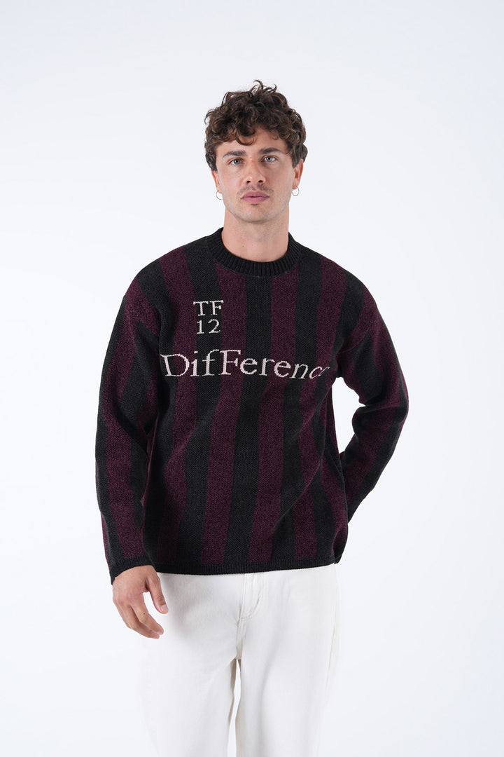 2512 Design Text Print Sweatshirt