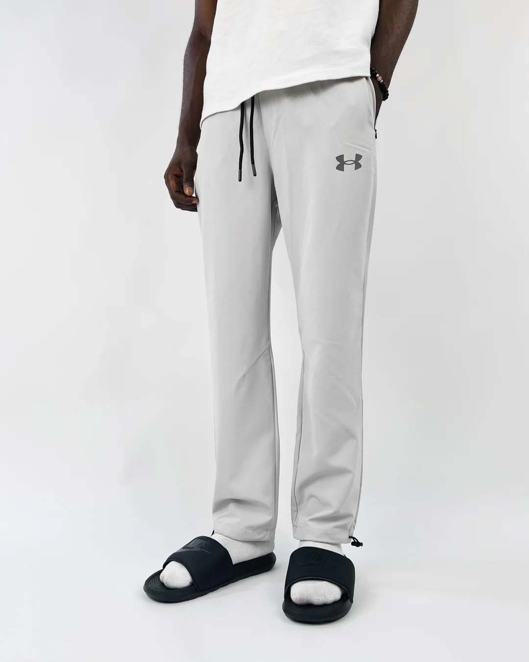 Under armour track pants in grey