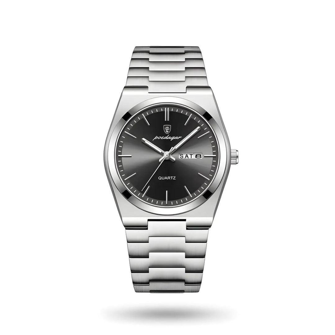 Poedagar Elite Wrist Watch in black