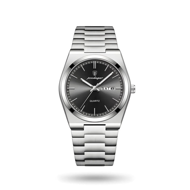 Poedagar Elite Wrist Watch in black
