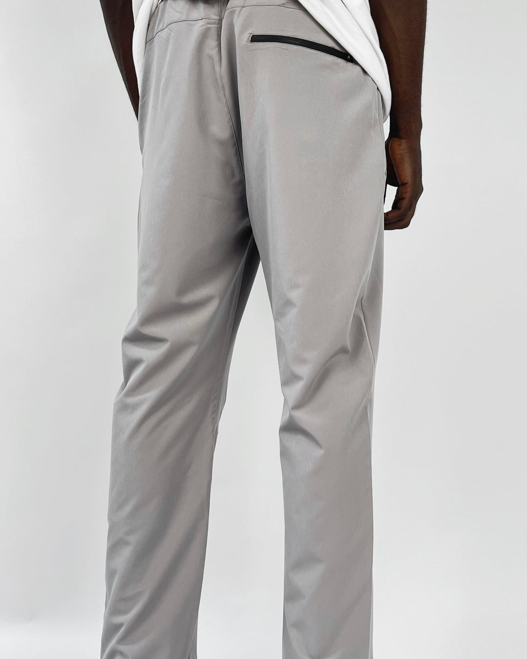 Nike reflective logo track pants in dark gray