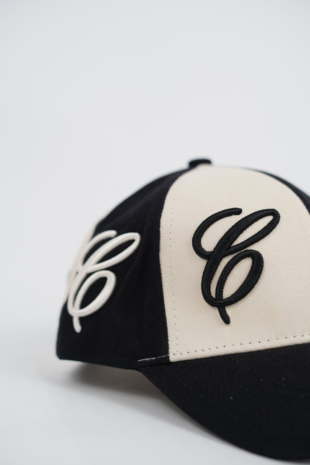 Caliente Logo Two toned Baseball Cap in Black