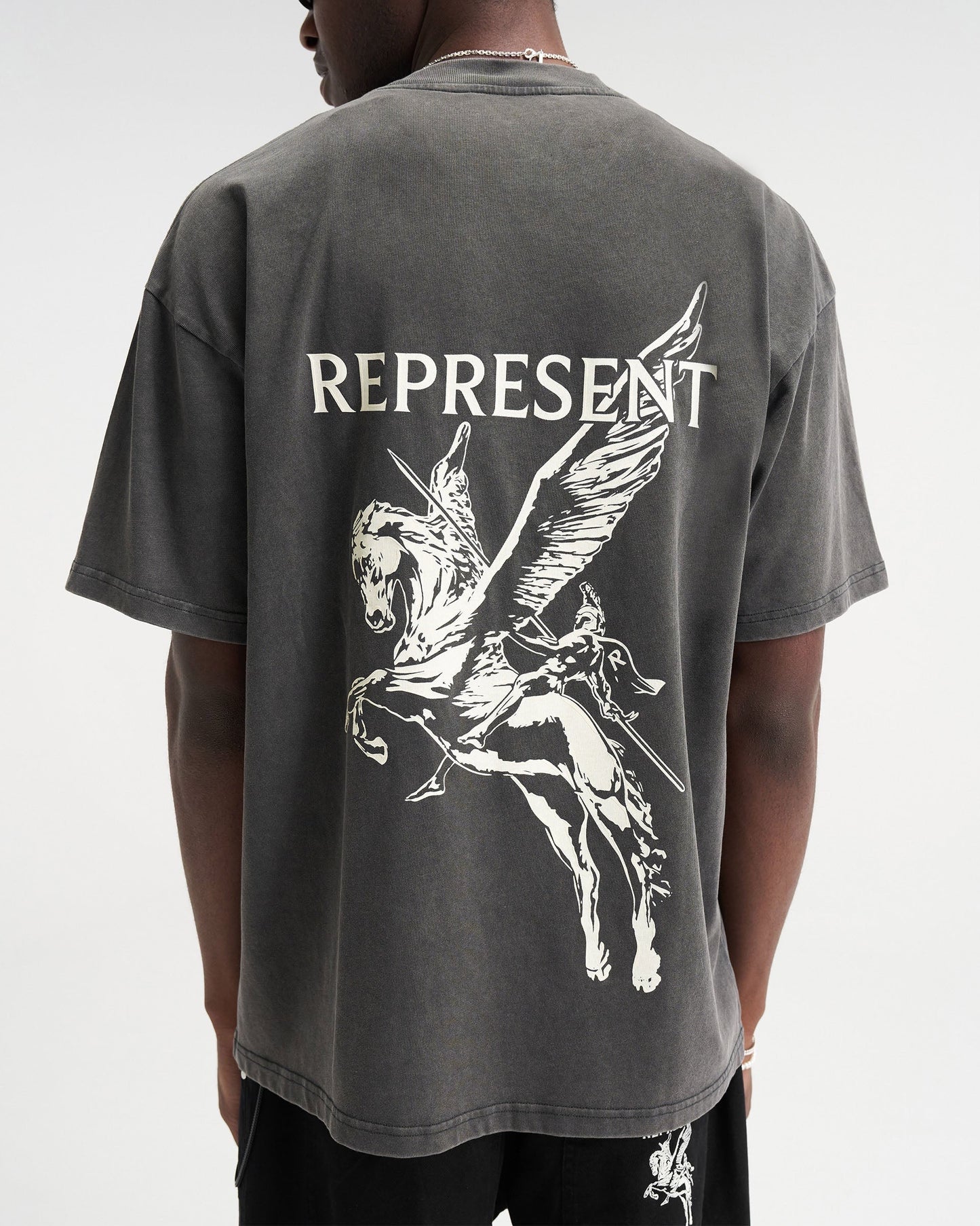 REPRESENT MASCOT TSHIRT IN CHARCOAL Garmisland