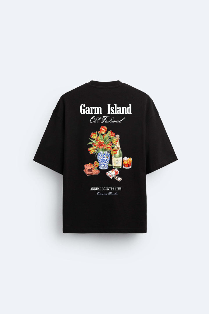 Garm Island Maison De Vetements Old Fashion Premium T-shirt in Black