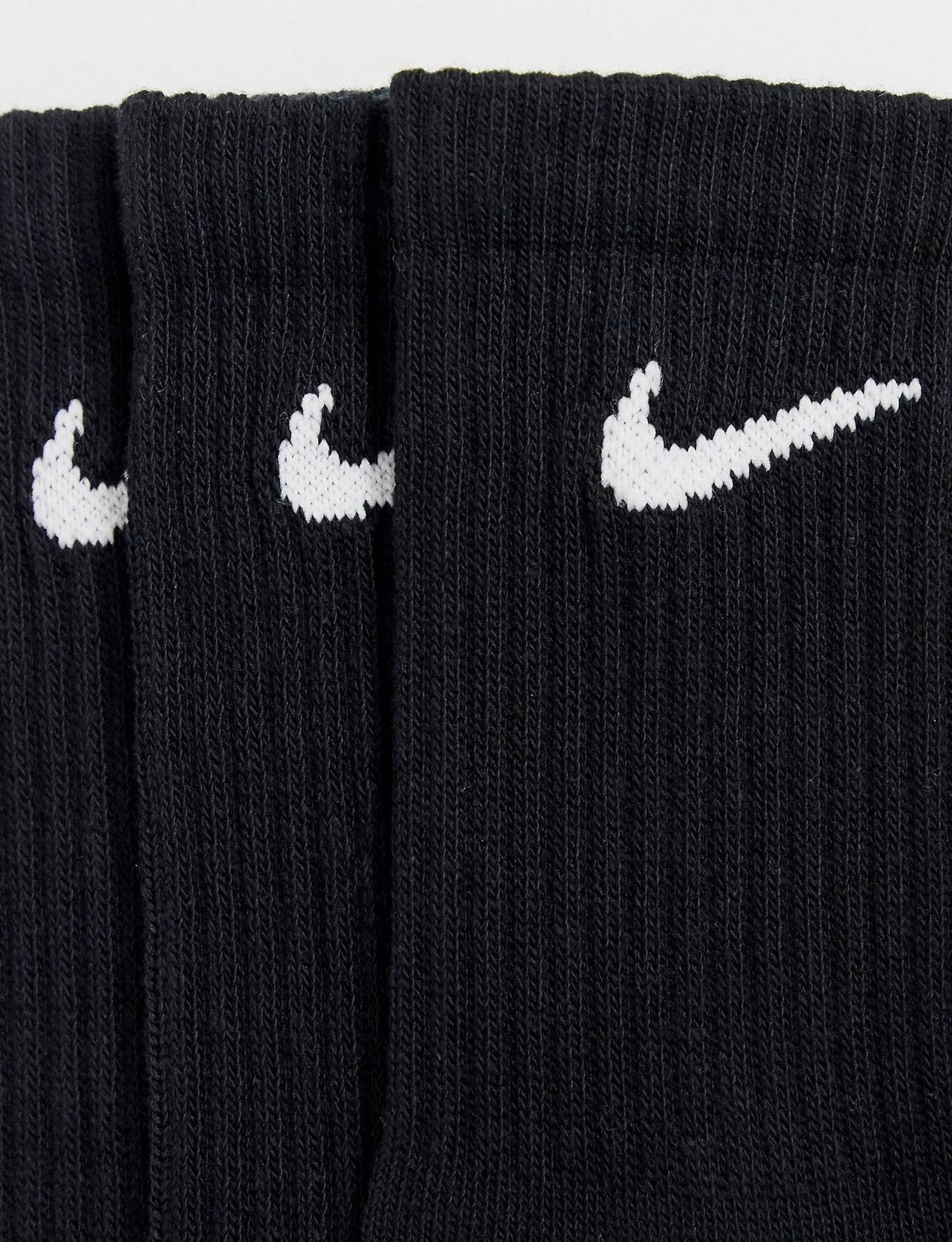 Nike 3 pack Crew Socks in black – Garmisland