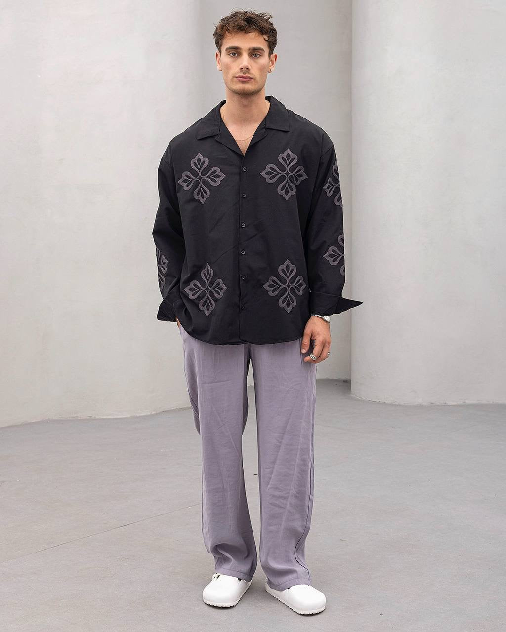 2morrow Mosaic Shirt in Black