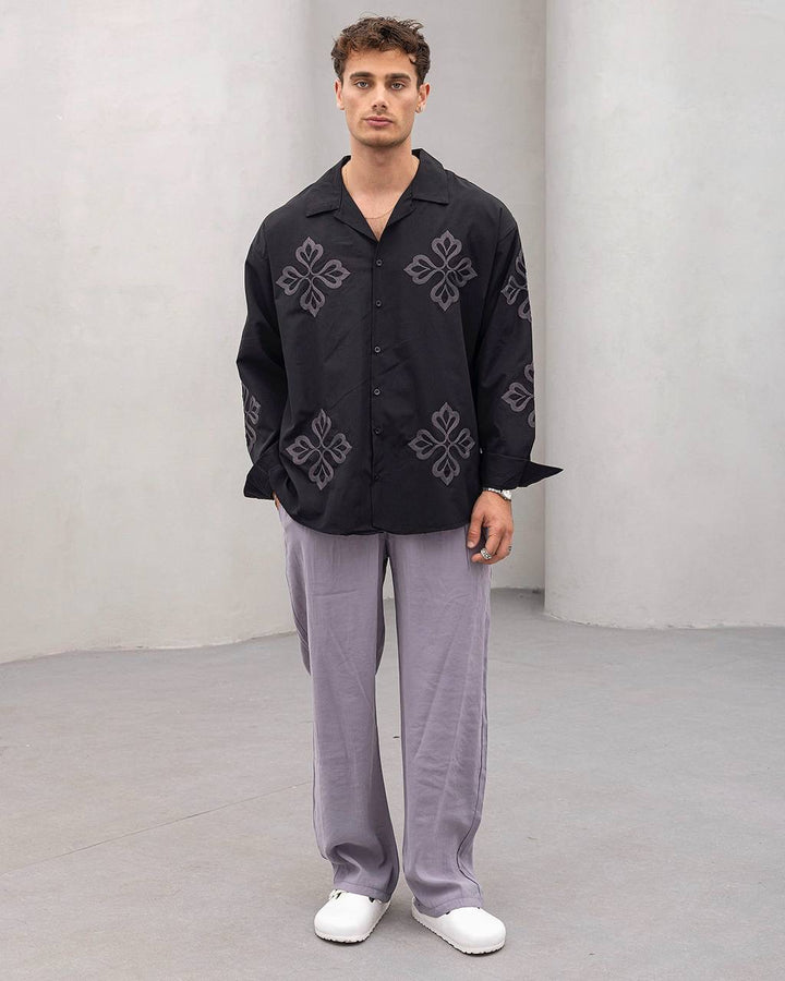 2morrow Mosaic Shirt in Black