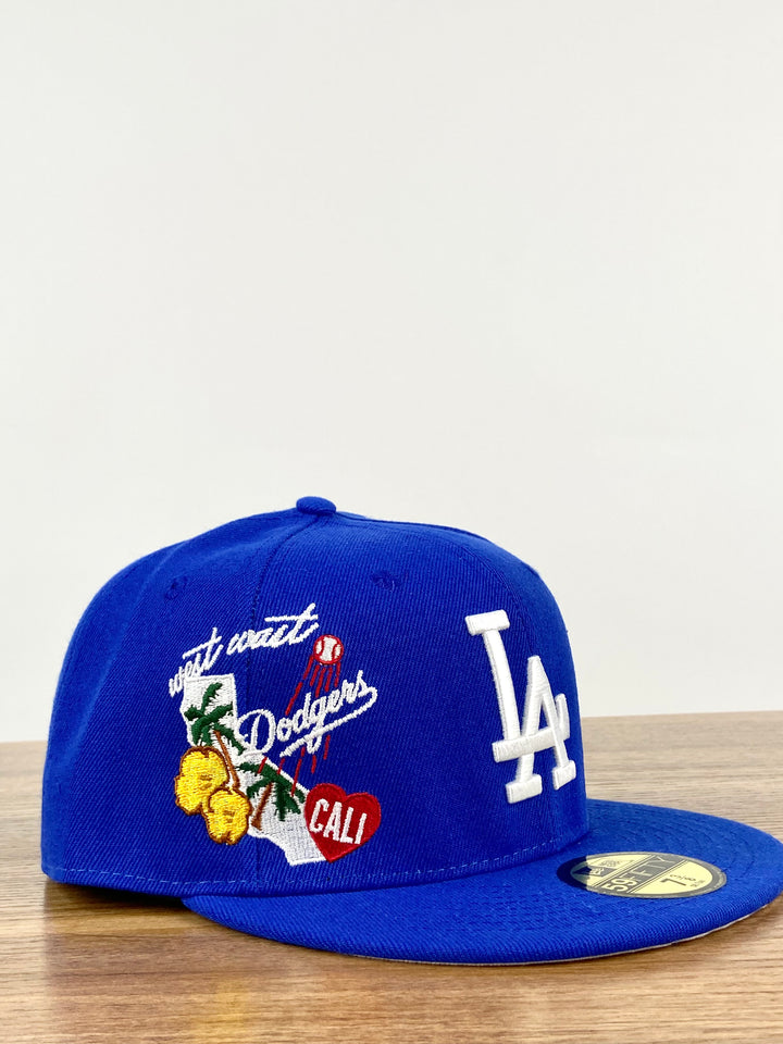 Los Angeles Dodgers New Era Fitted SnapBack in royal blue