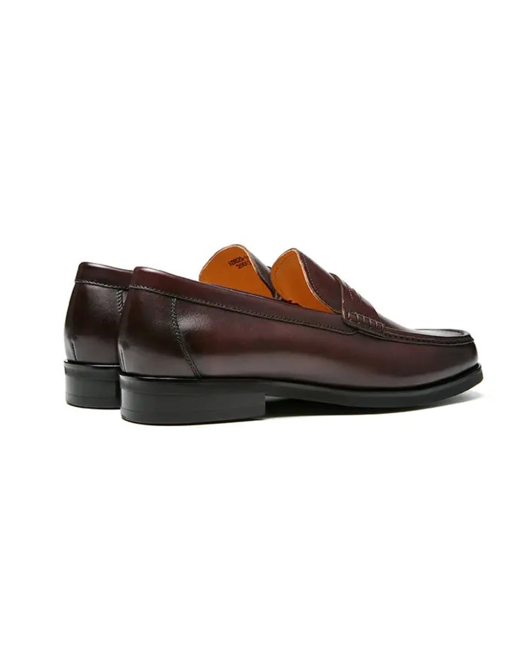 Garm Island Vintage Calf Leather Penny Loafers in Brown