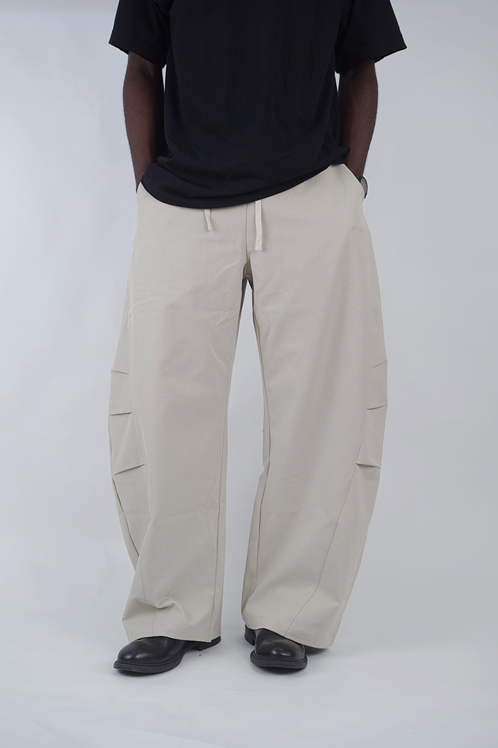 Garm Island Barrel Pants in Beige