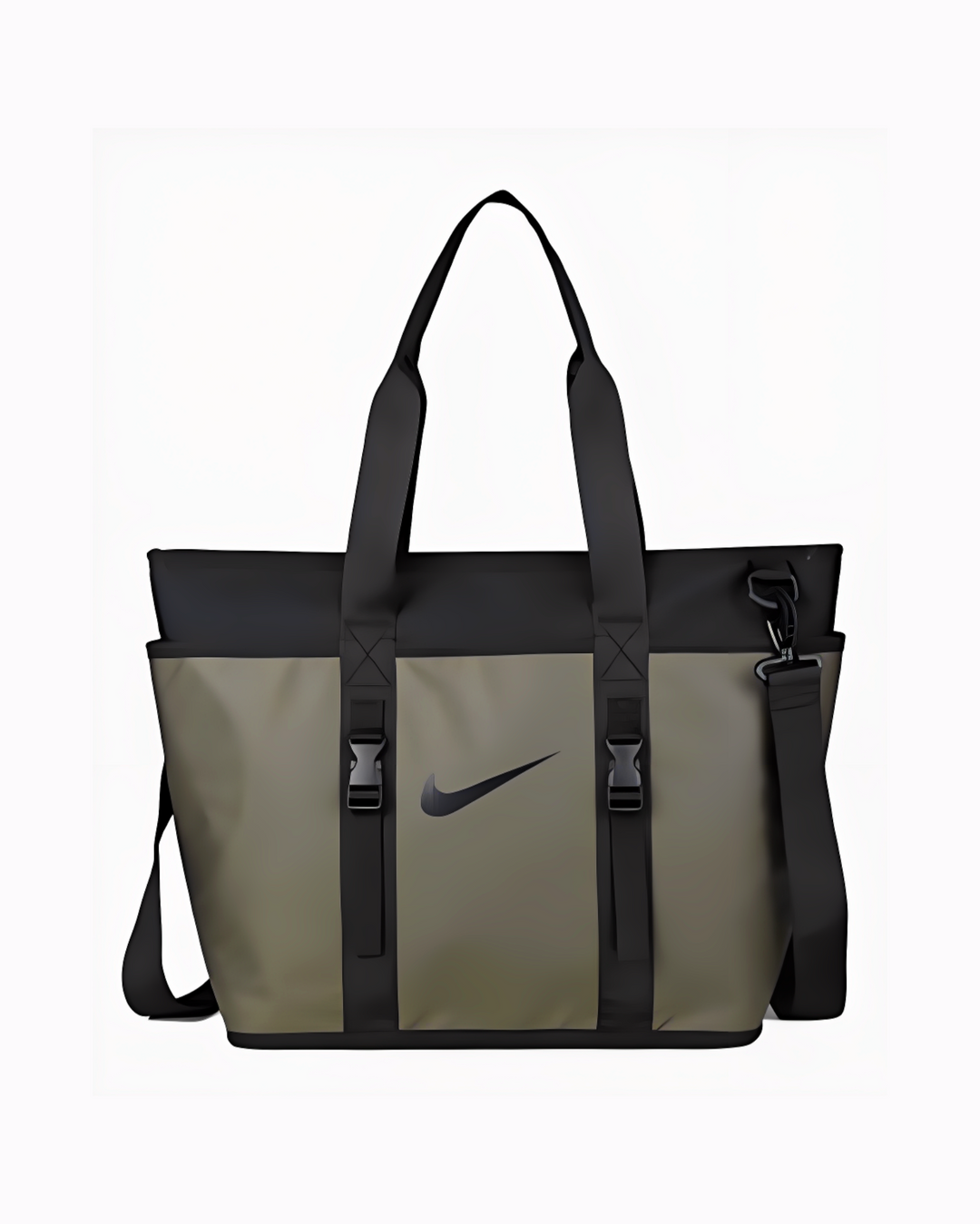 Nike tote bag in green and black