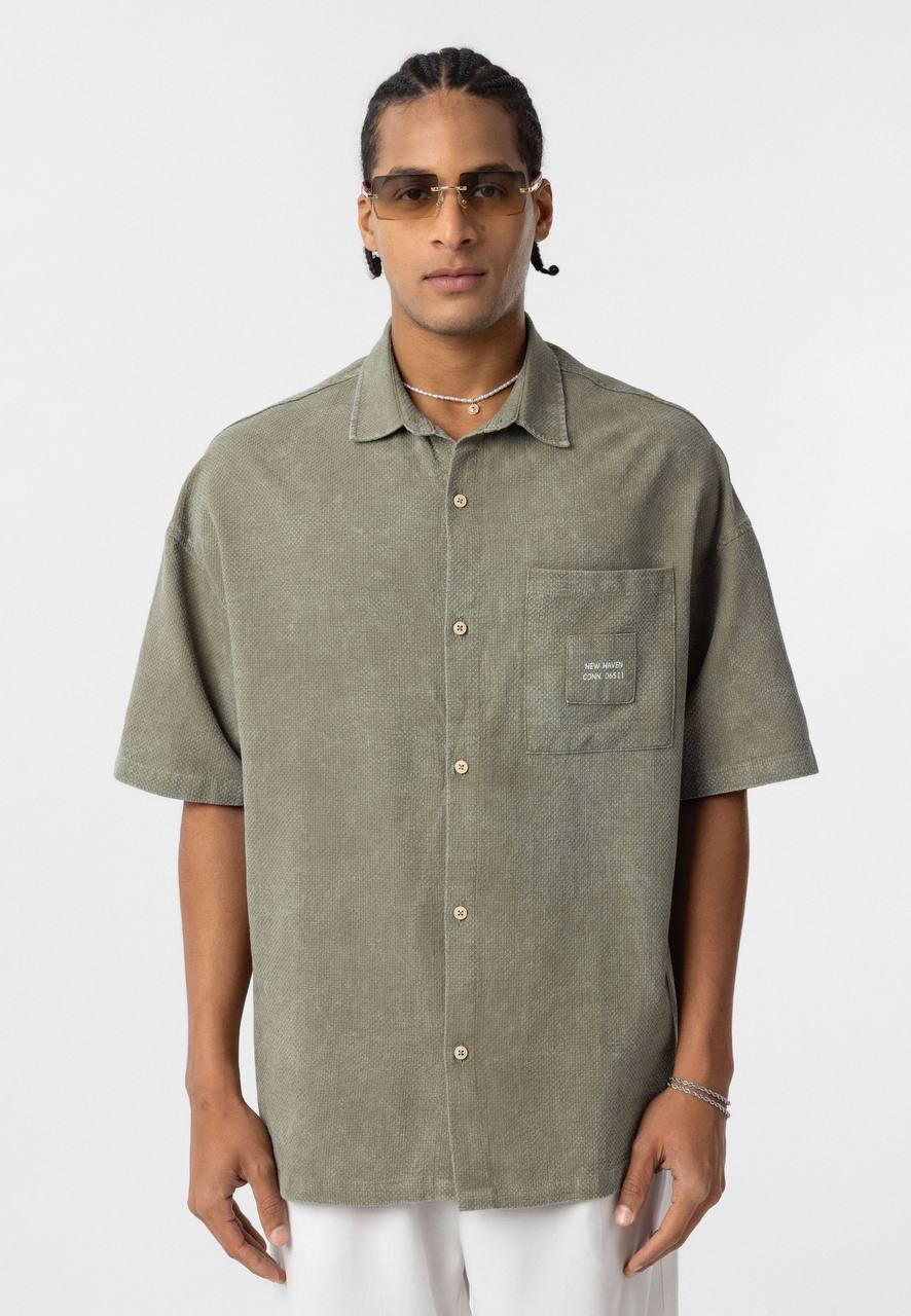 Vamos New Haven shirt in Khaki