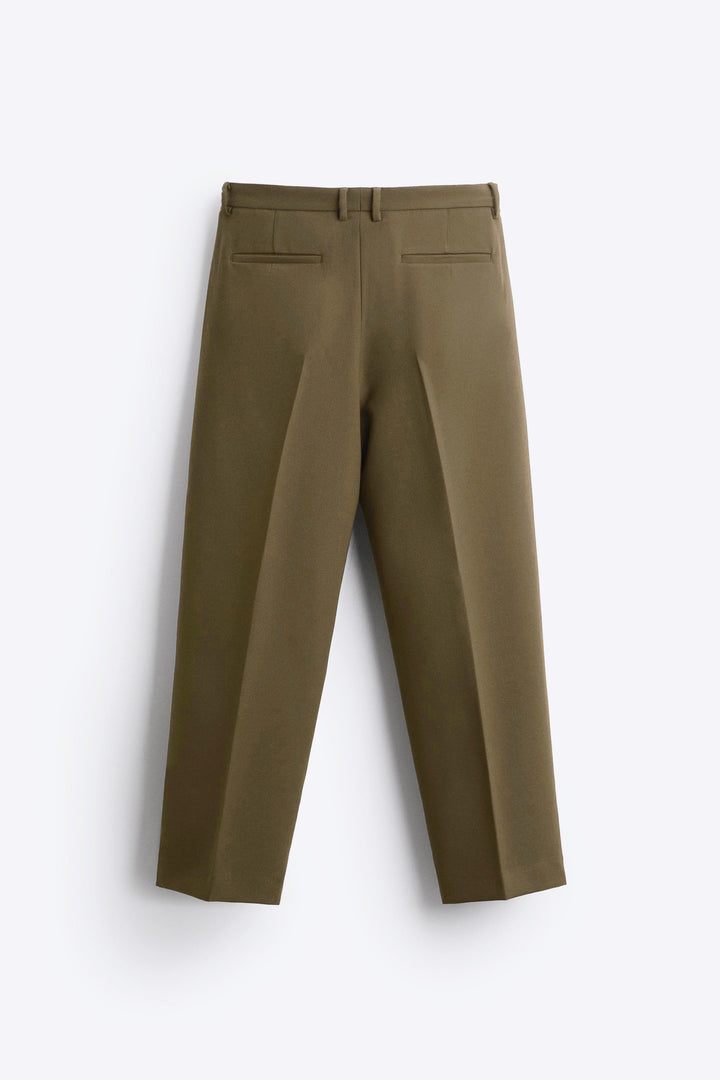 Garm Island Formal straight Pants in khaki