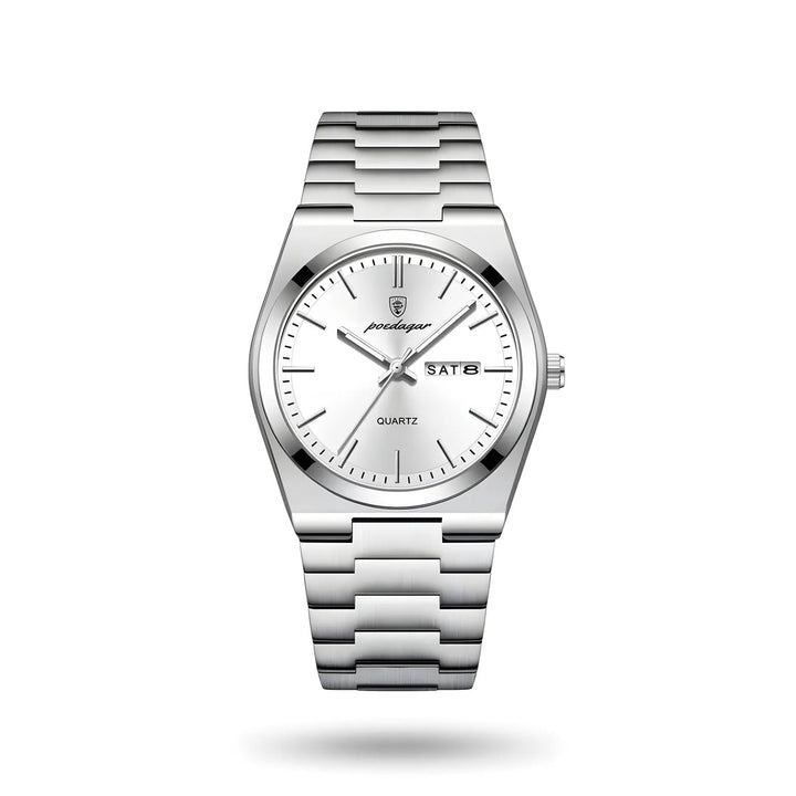 Poedagar Elite Wrist Watch in white