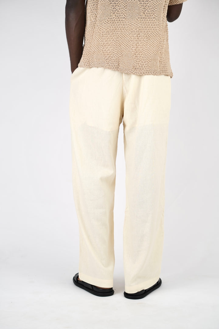 Garm Island Linen Hemp Pants in Beige