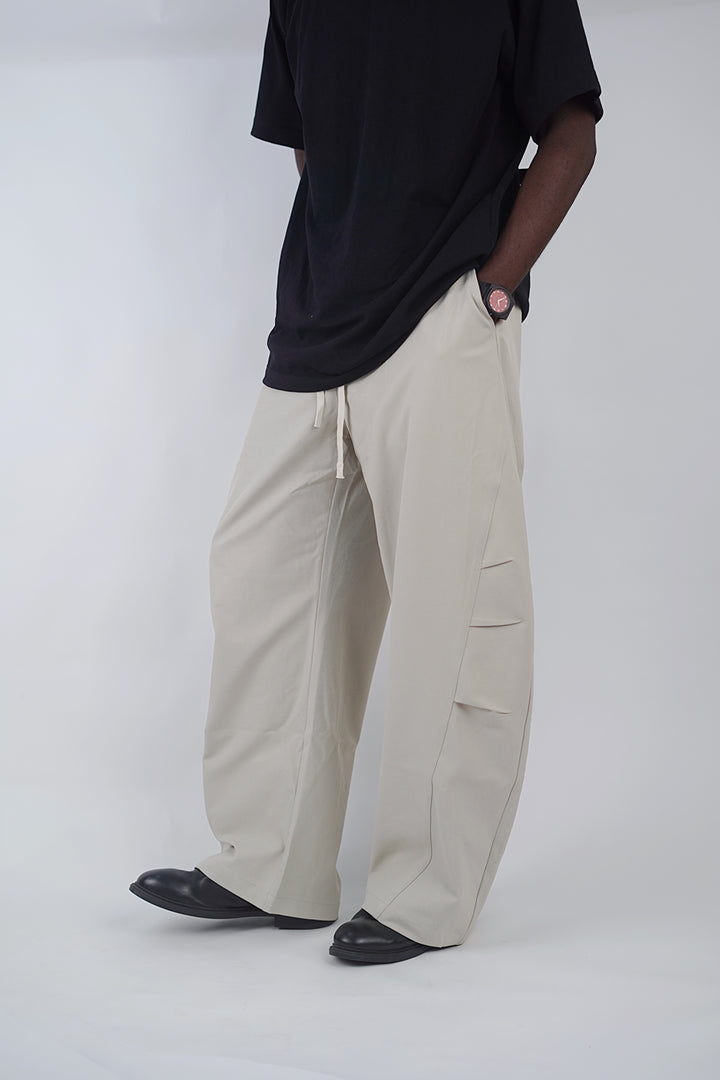 Garm Island Barrel Pants in Beige