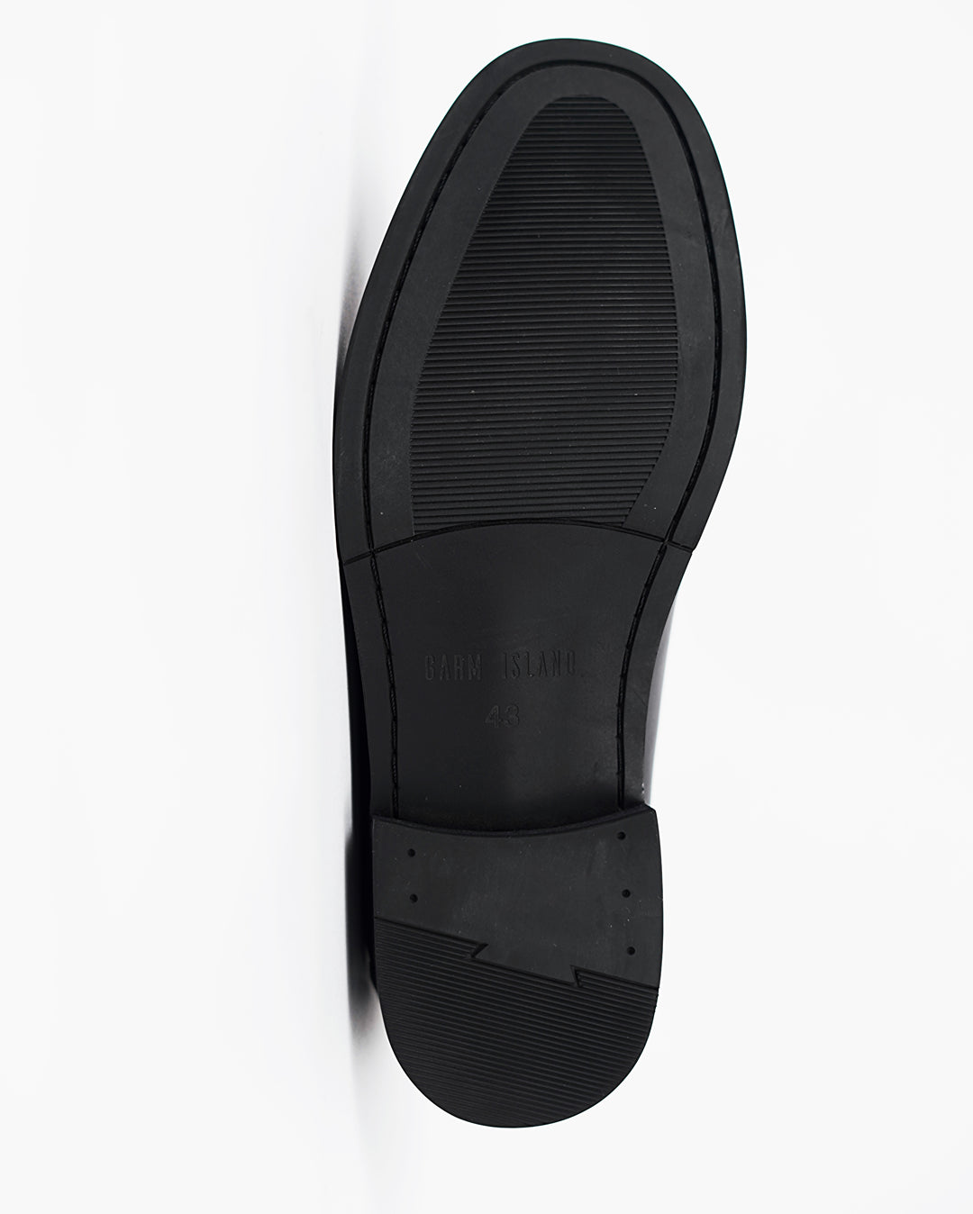 Garm Island Vintage Calf Leather Penny Loafers in black