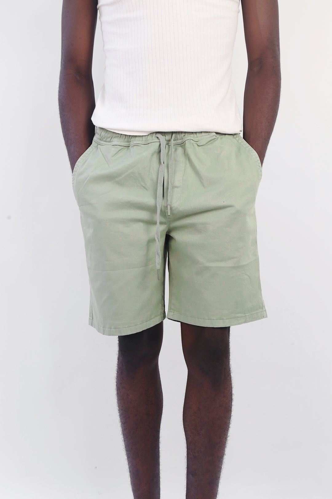 Difransel Cotton Shorts in Green