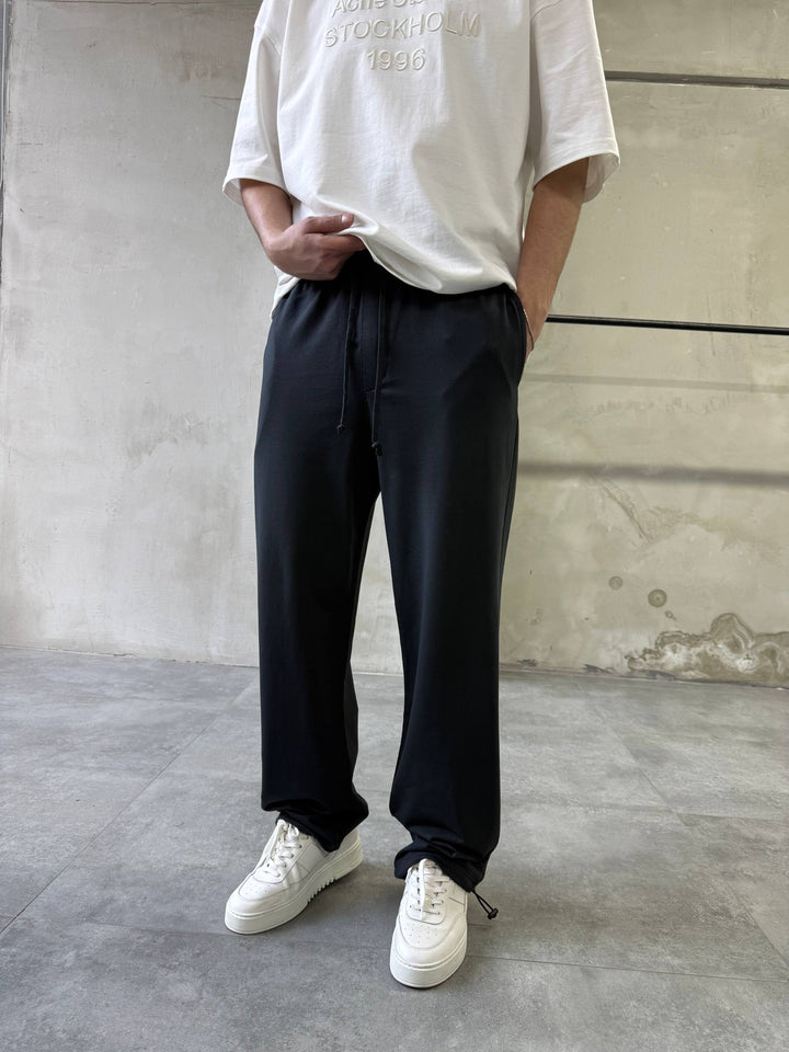 Difransel Cotton Sweatpants in Anthracite