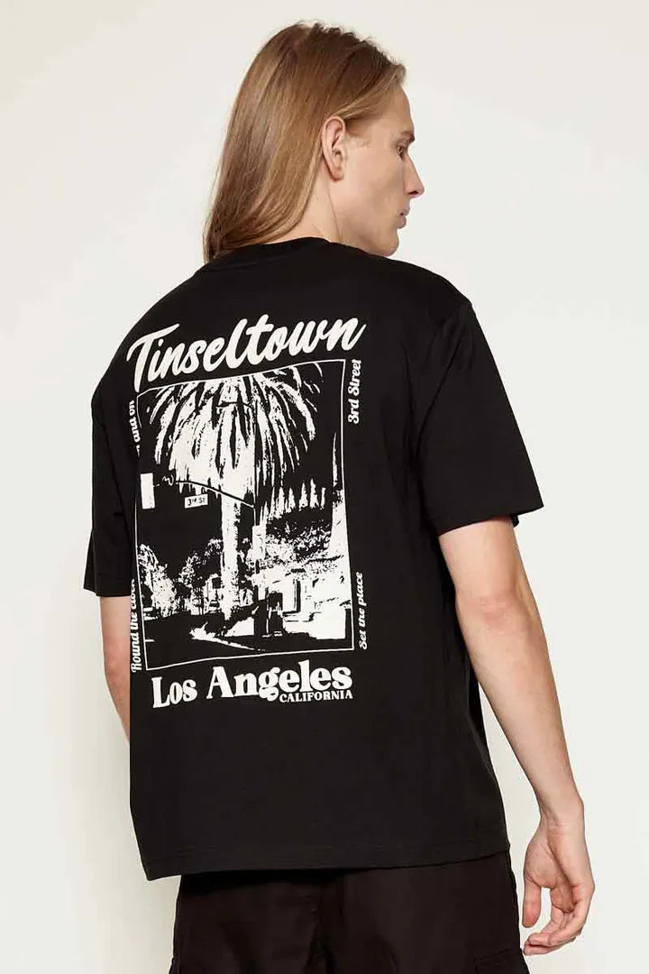 Garage Tinsel town T-shirt in maroon