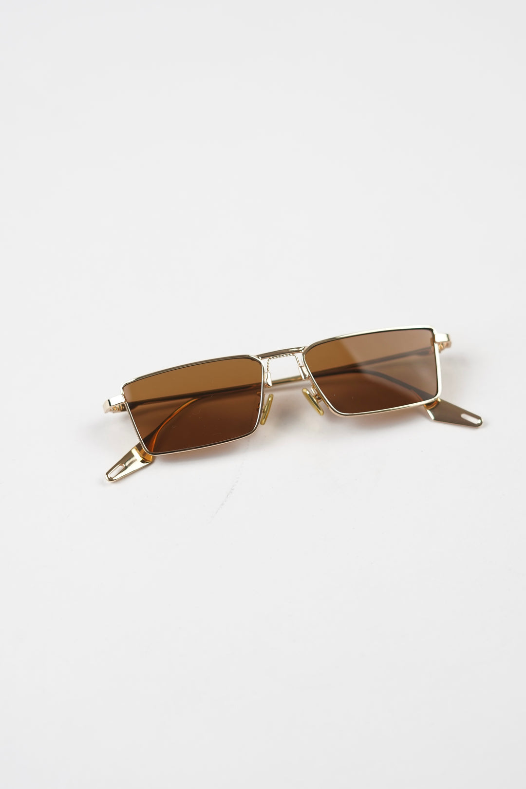 Brown zombie Lens Slim Rectangular Aviator Sun glasses