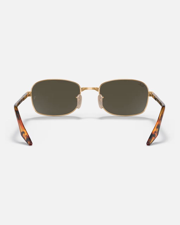 Ray Ban RB3690 Retro sun glasses in Polished Gold