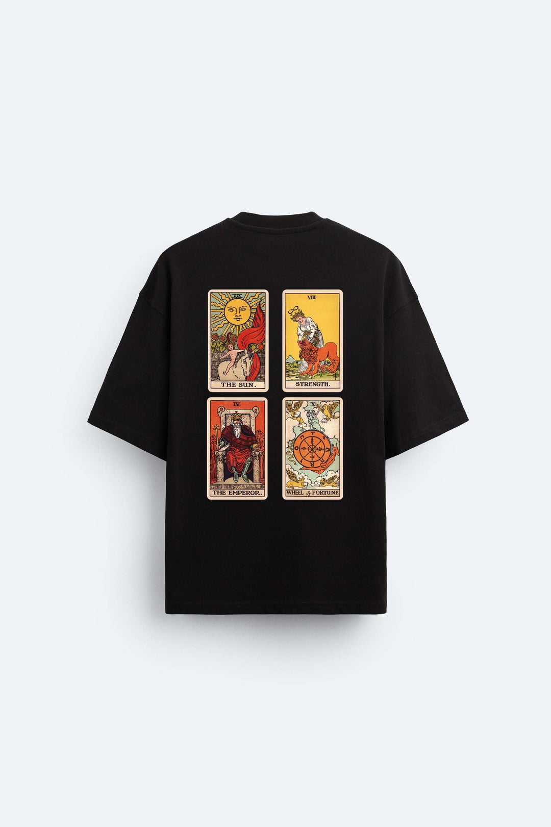 Garmisland Tarot Cards Backprint T-shirt