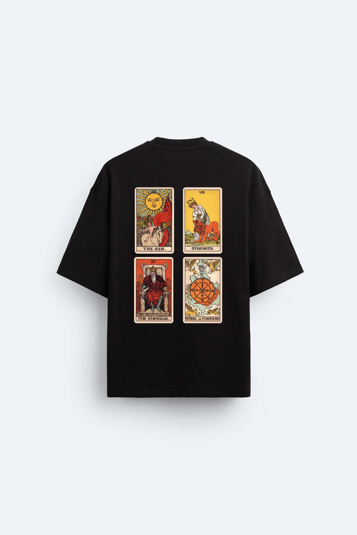 Garmisland Tarot Cards Backprint T-shirt