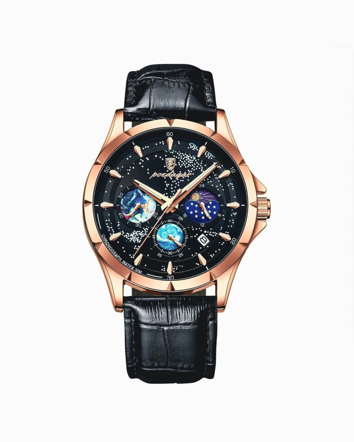 Poedagar Galaxy Quartz Watch