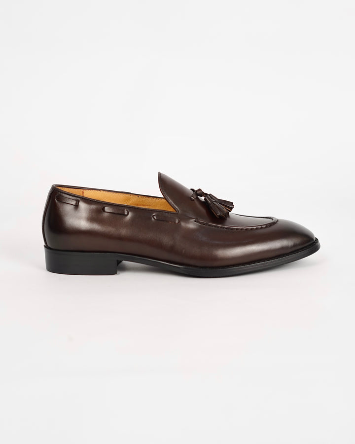Garm Island Tassle Loafers in Brown