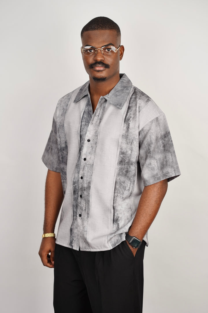 2morrow Bar Stripe Short Sleeve Revere Shirt