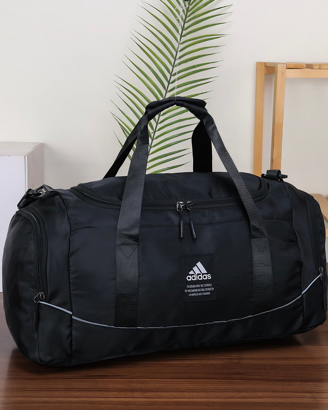 Adidas duffel bag in black
