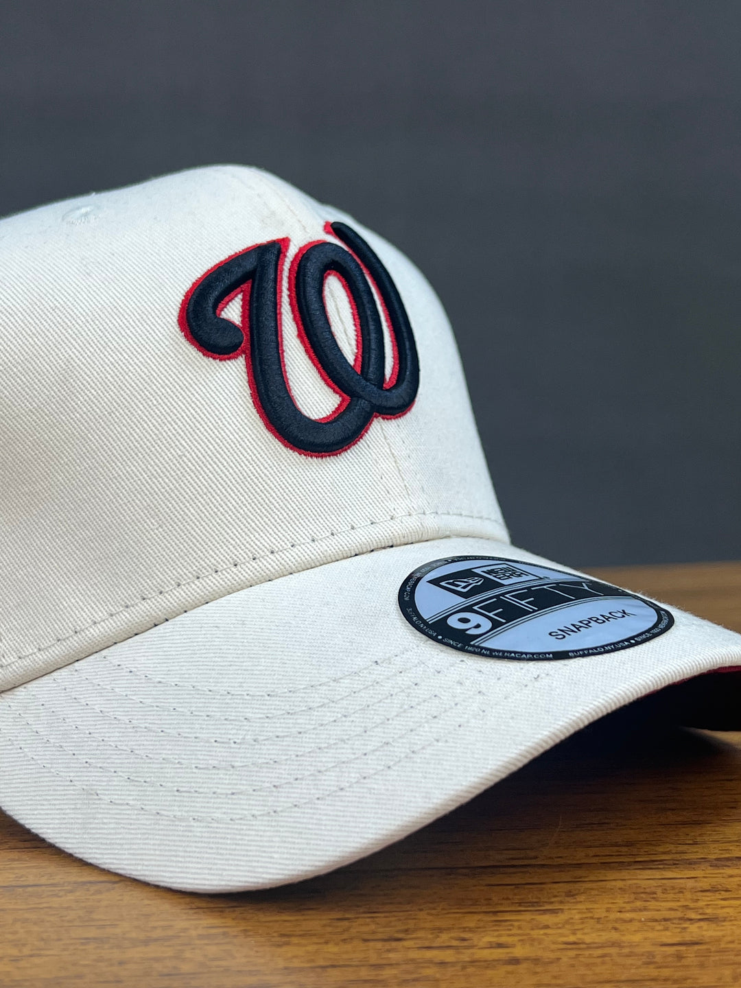 Washington Nationals 9FIFITY Snapback cap in beige