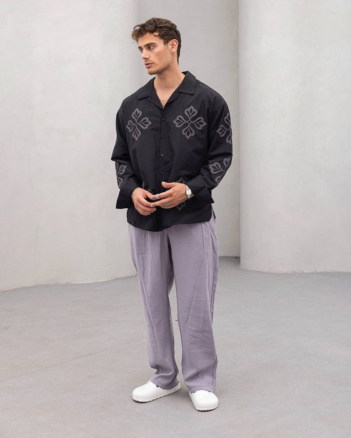 2morrow Mosaic Shirt in Black