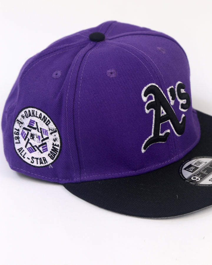 Oakland Athletics All Star Snapback in purple