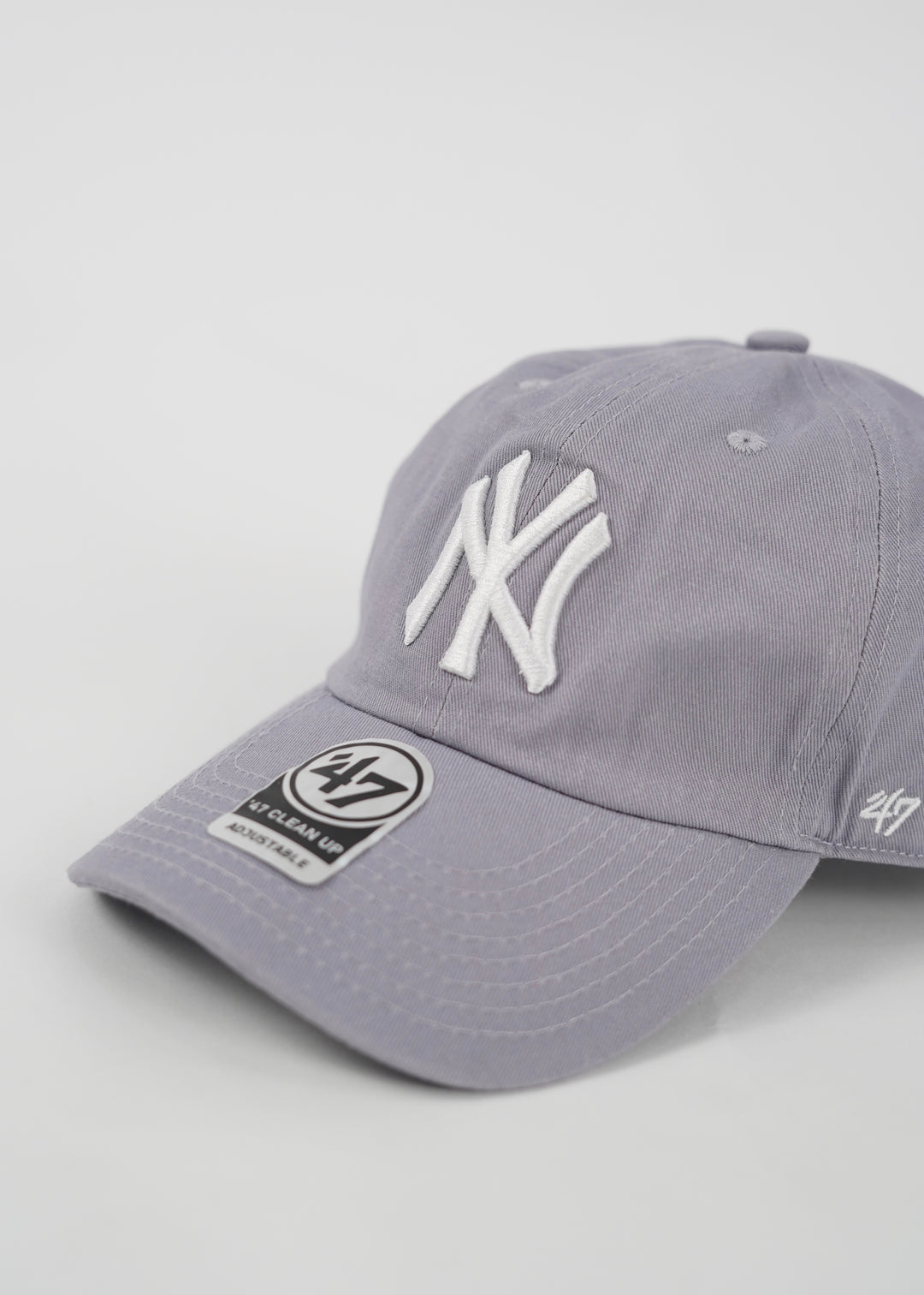 NY Baseball Adjustable Cap in Grey