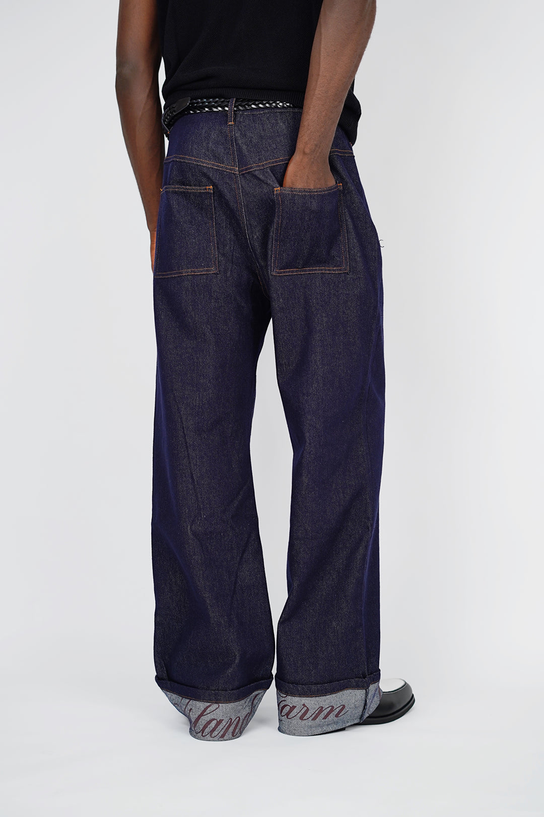 Garm Island Script Cuff Jeans