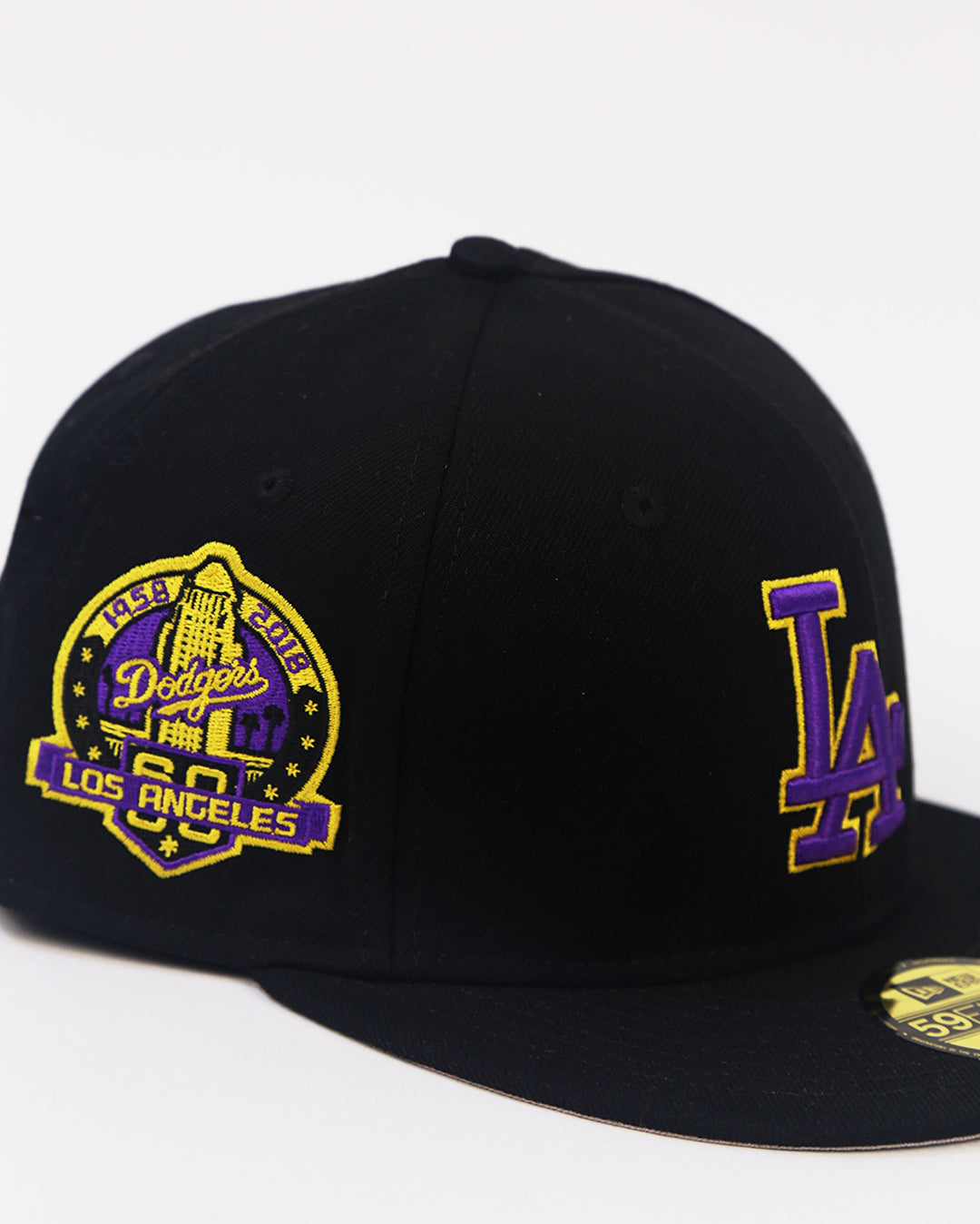 LA Dodgers 60th Anniversary Fitted Snapback in Black