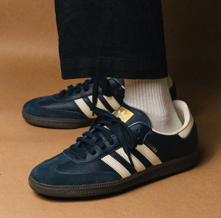 Adidas OG Samba Classic Trainers in Navy