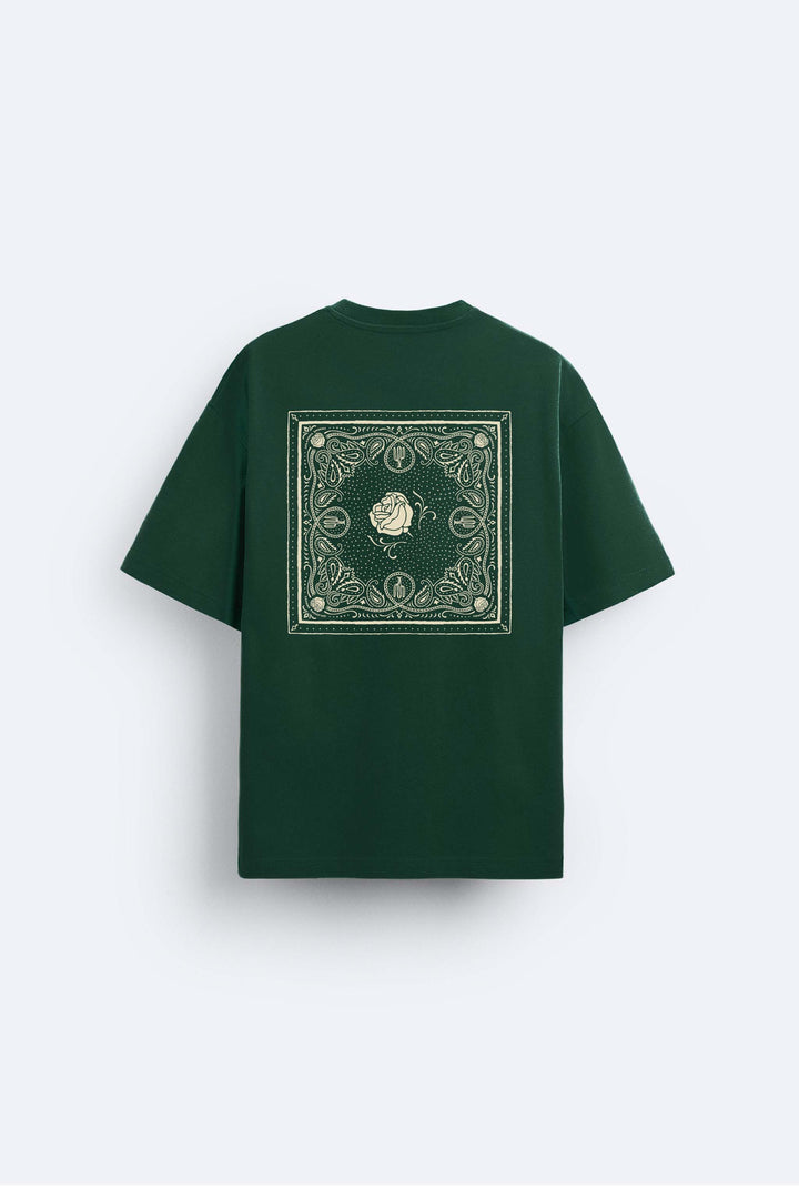 Garm Island Oklahoma Backprint T-shirt in green