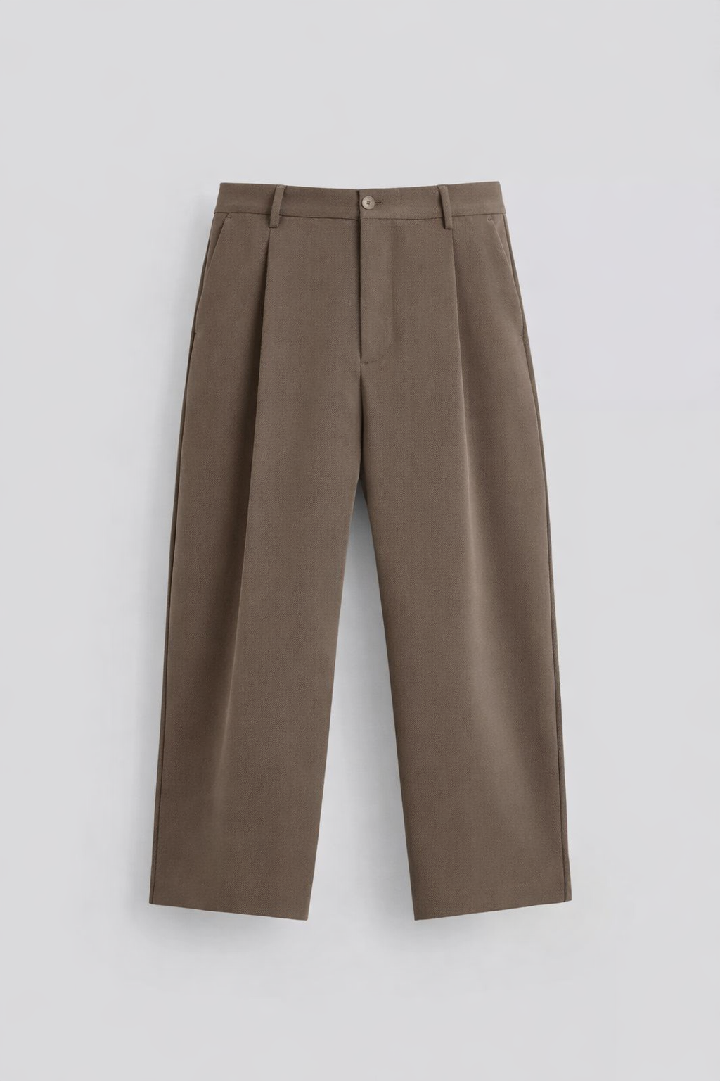 Snazzy smart wide leg pants in khaki