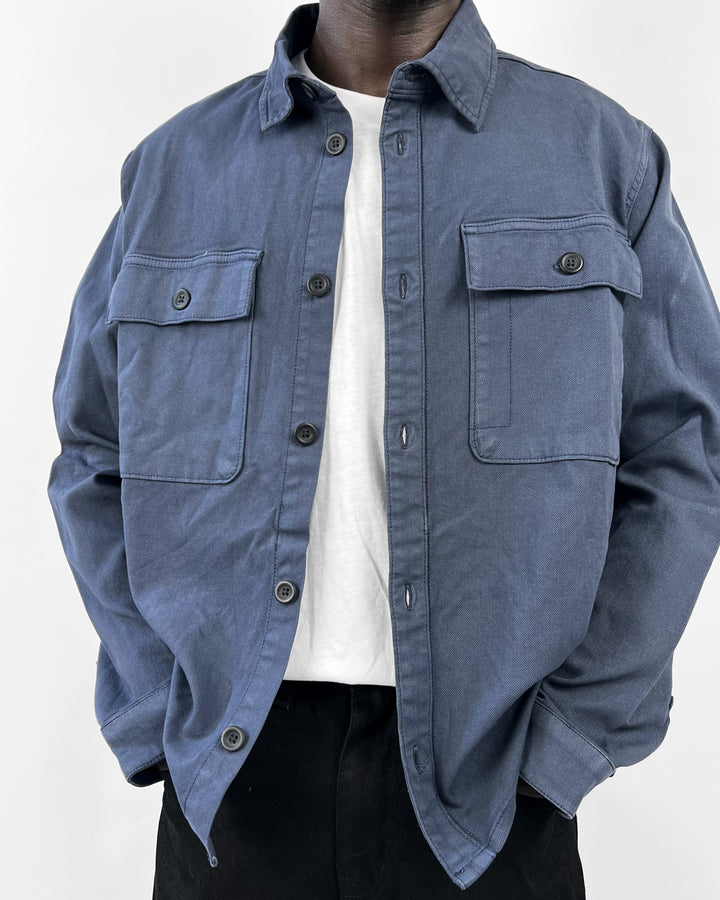 Blend Shacket in blue