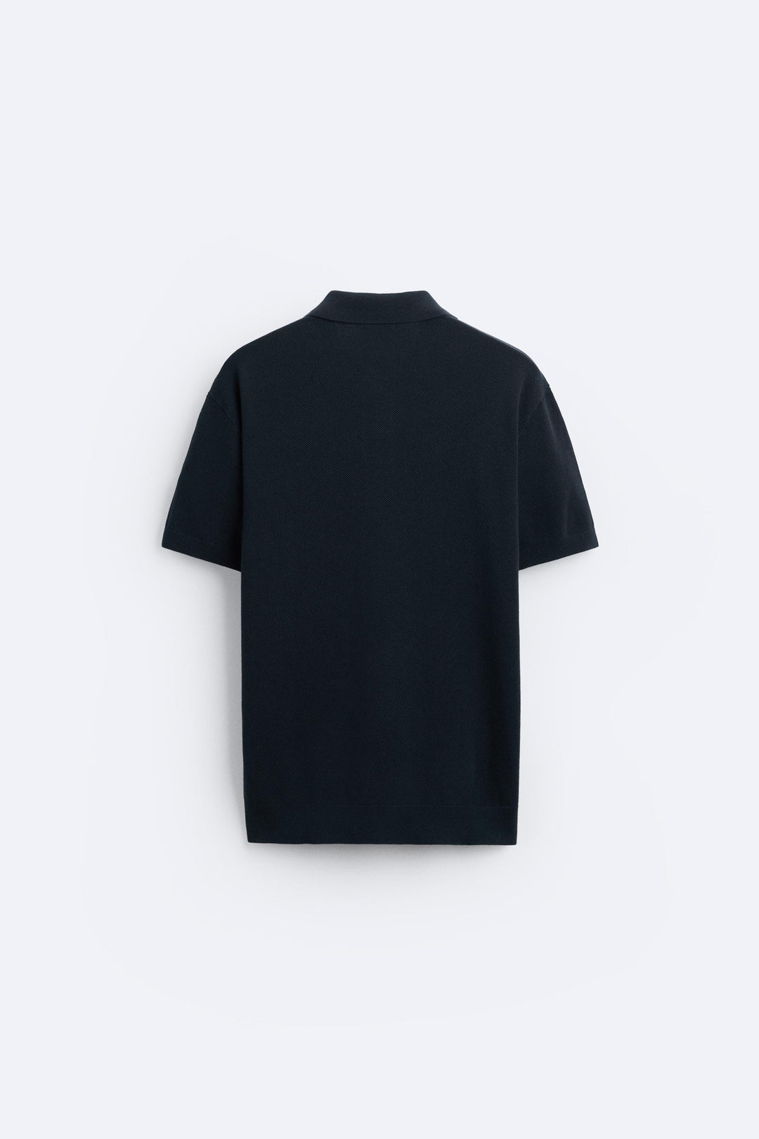 Garm Island Basic Knit Polo in Black