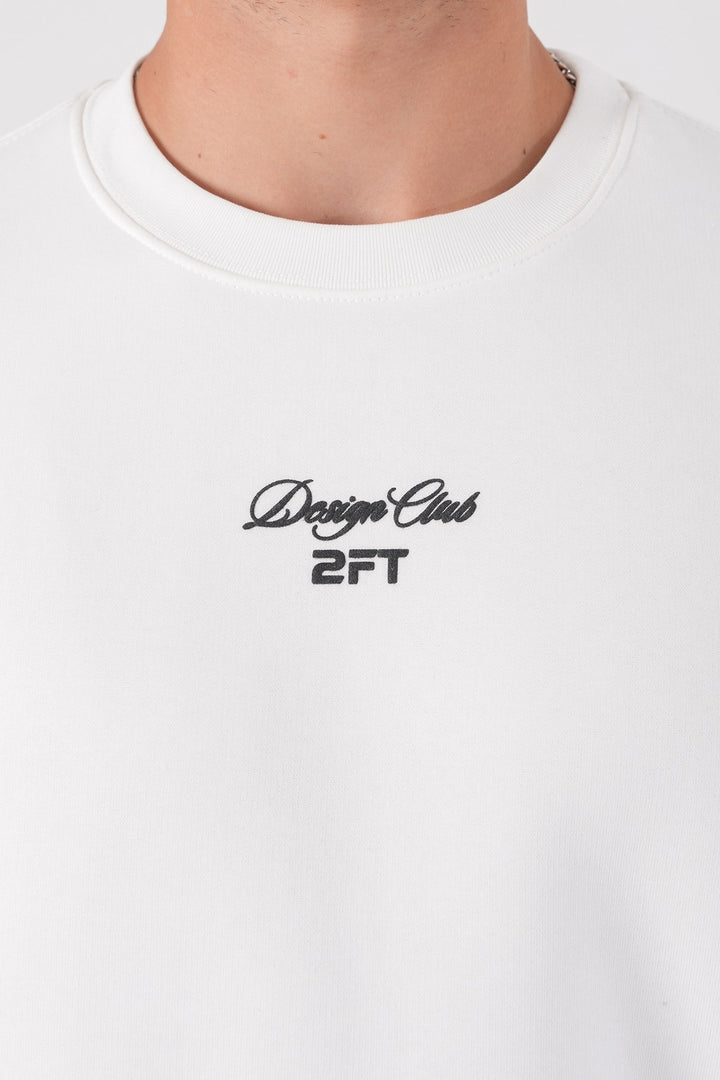 2512 Design Club Backprint Sweatshirt in White