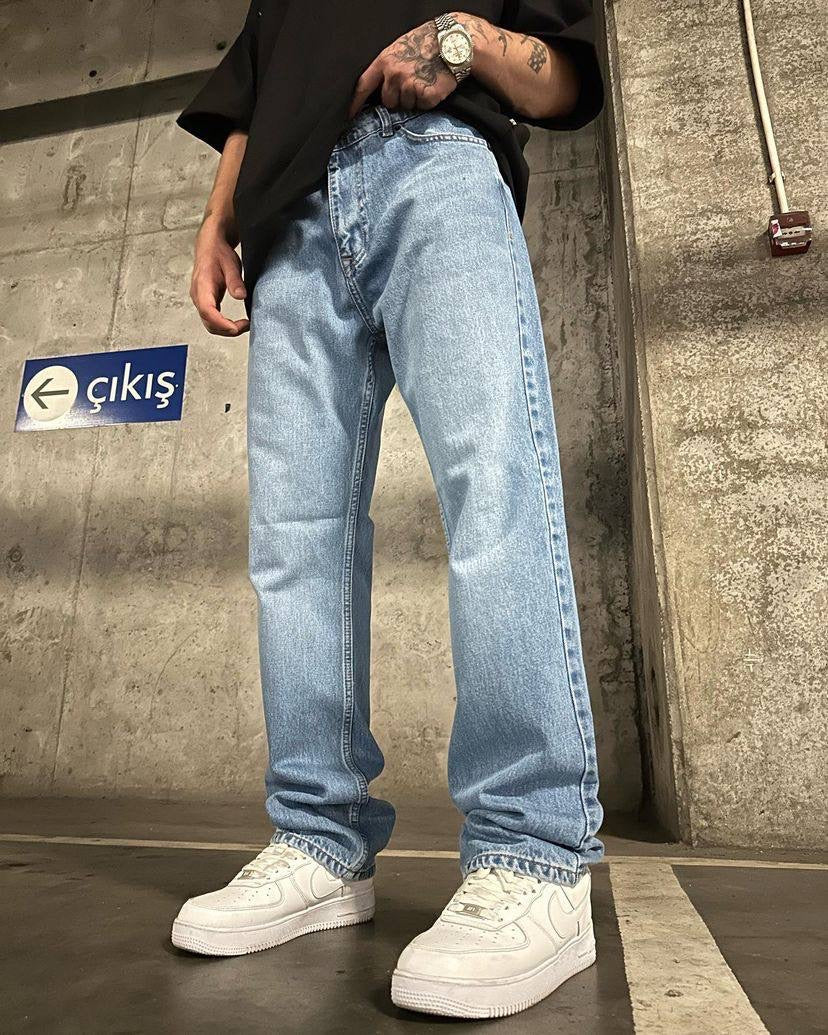 Difransel regular fit jeans in light blue – Garmisland